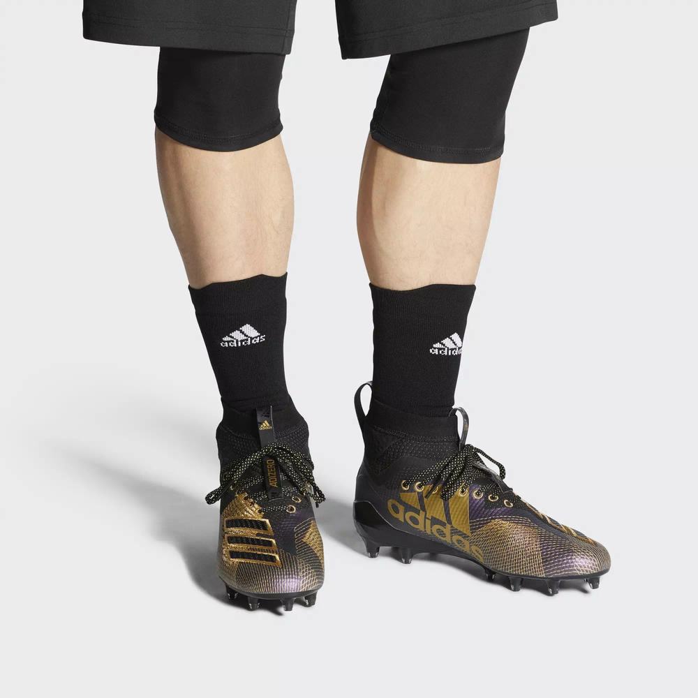 Adidas Adizero 8.0 SK Tacos de Futbol Negros Para Hombre (MX-92423)